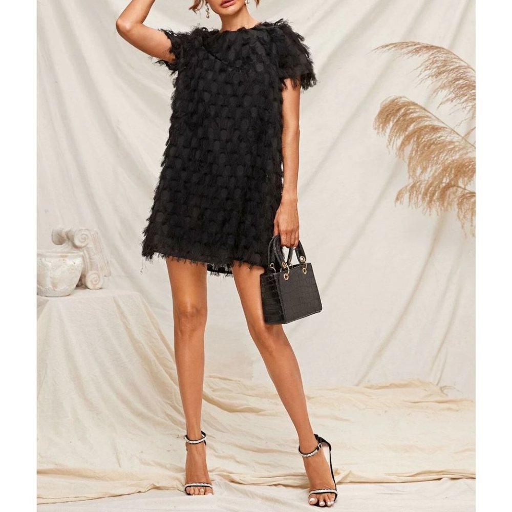 Fringe Tunic Dress S/4
